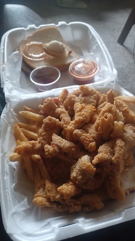 Catfish Nuggets with Mild Sauce