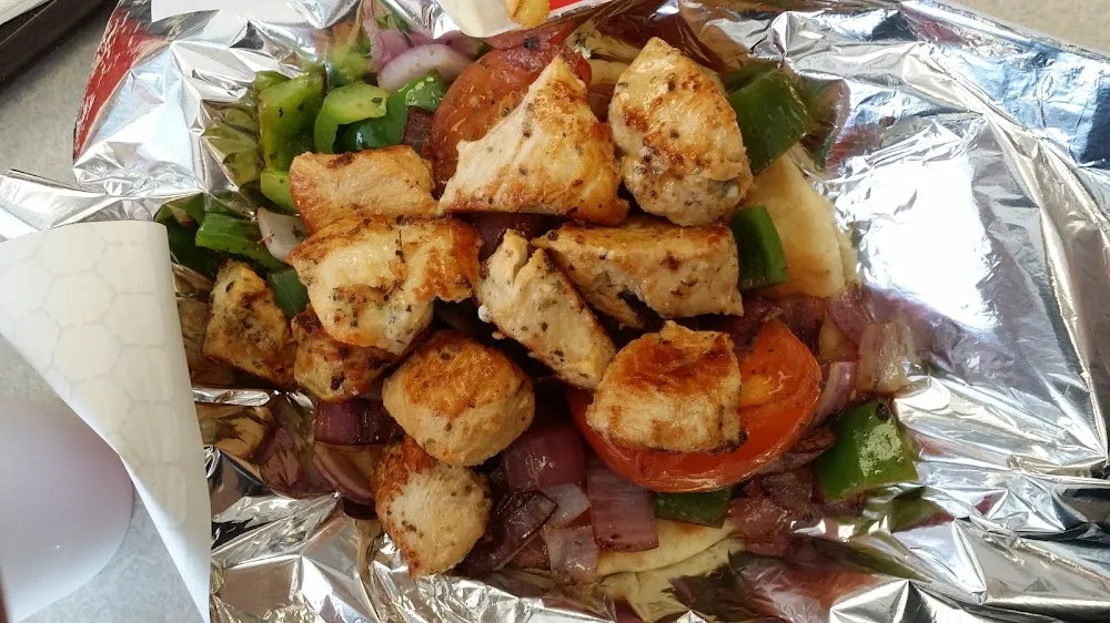 Chicken Kabob on Pita
